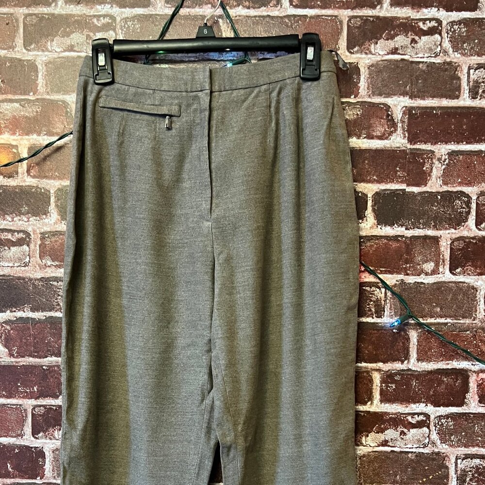 Anne Klein Gray Dress Pants - Petite Size 6